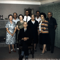1966, 90th Birthday at his daughter Myrtle's home