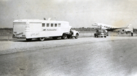 Waiting for Irene in North Bay, abt 1948 - Irene and later me always remained in school until exams for the year were finished, then we would travel north to meet the show. Usually we were delivered by relatives, Irene got to fly into North Bay once, buses were used once we were old enough to travel on our own. I took the train from Toronto to Cochrane. It was the Ontario Northland local from North Bay to Cochrane and it was a very long and tedious ride.