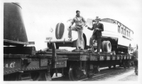 Somewhere between Cochrane and Nipigon 1935-1945. At this time the road ended in Cochrane and to go further north the entire show had to loaded on rail cars.Most years Kapuskasing and Geralton were on the summer circuit.